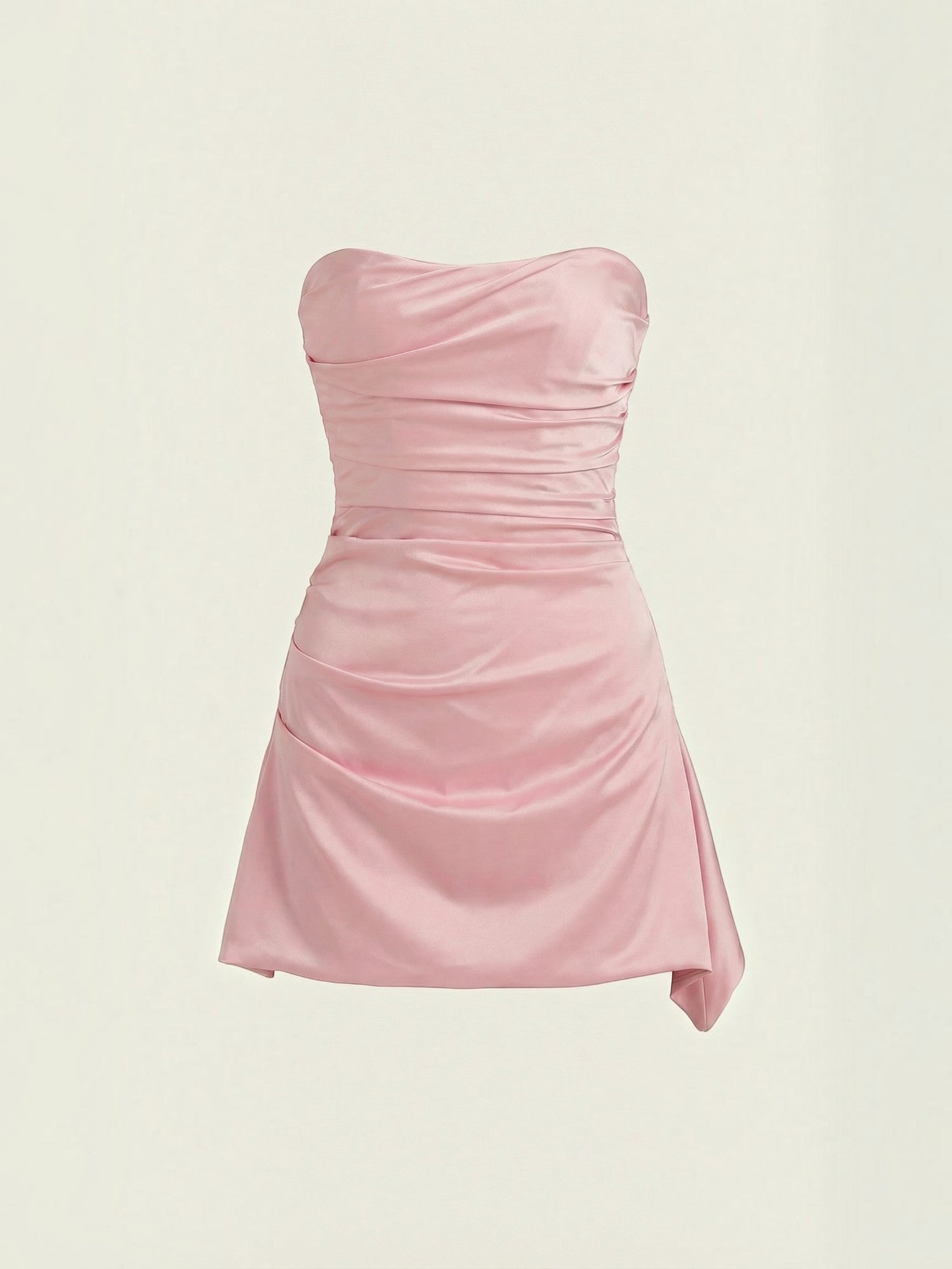 Robe femme décolleté cœur ourlet asymétrique soirée – Image 8