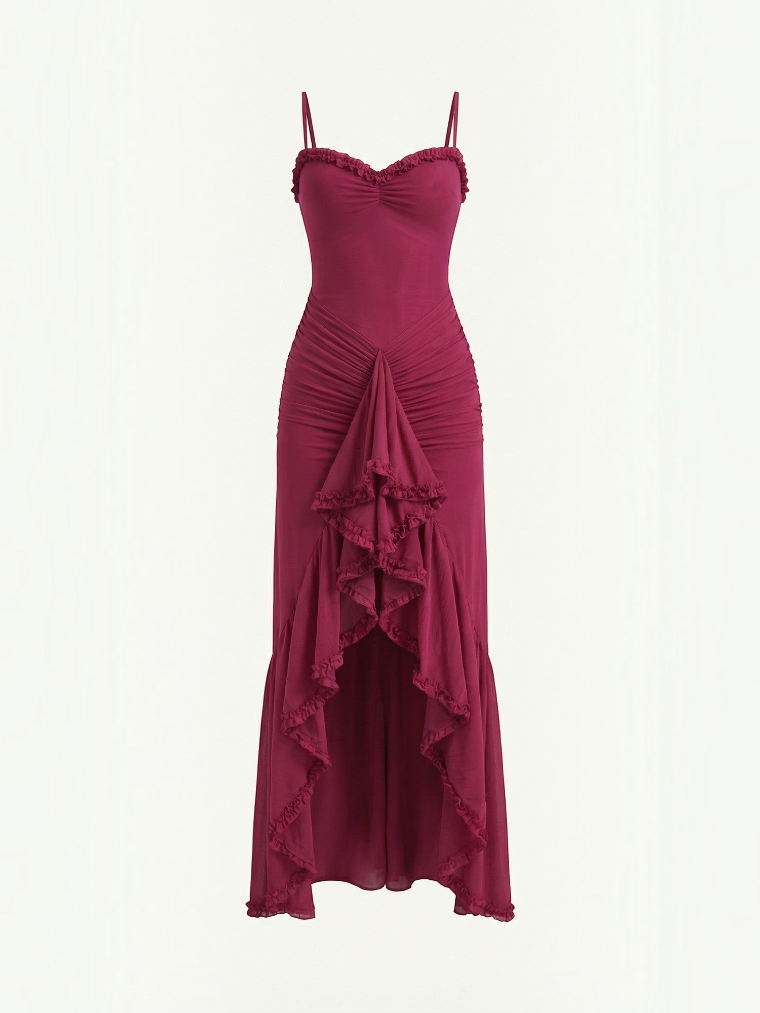 Robe de Soirée Femme Décolleté Cœur Asymétrique – Image 14