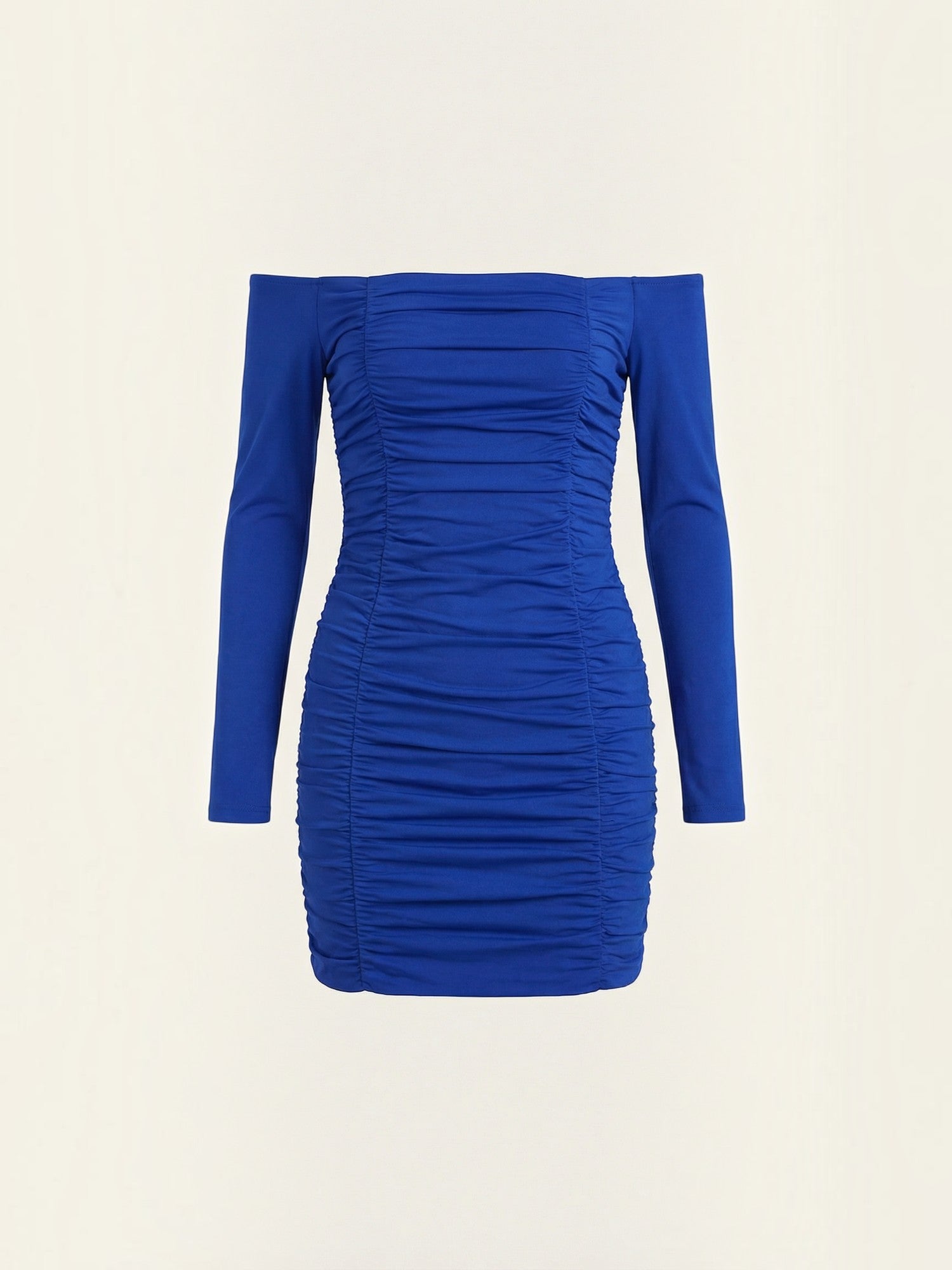 Robe de soirée femme mini froncée extensible – Image 22