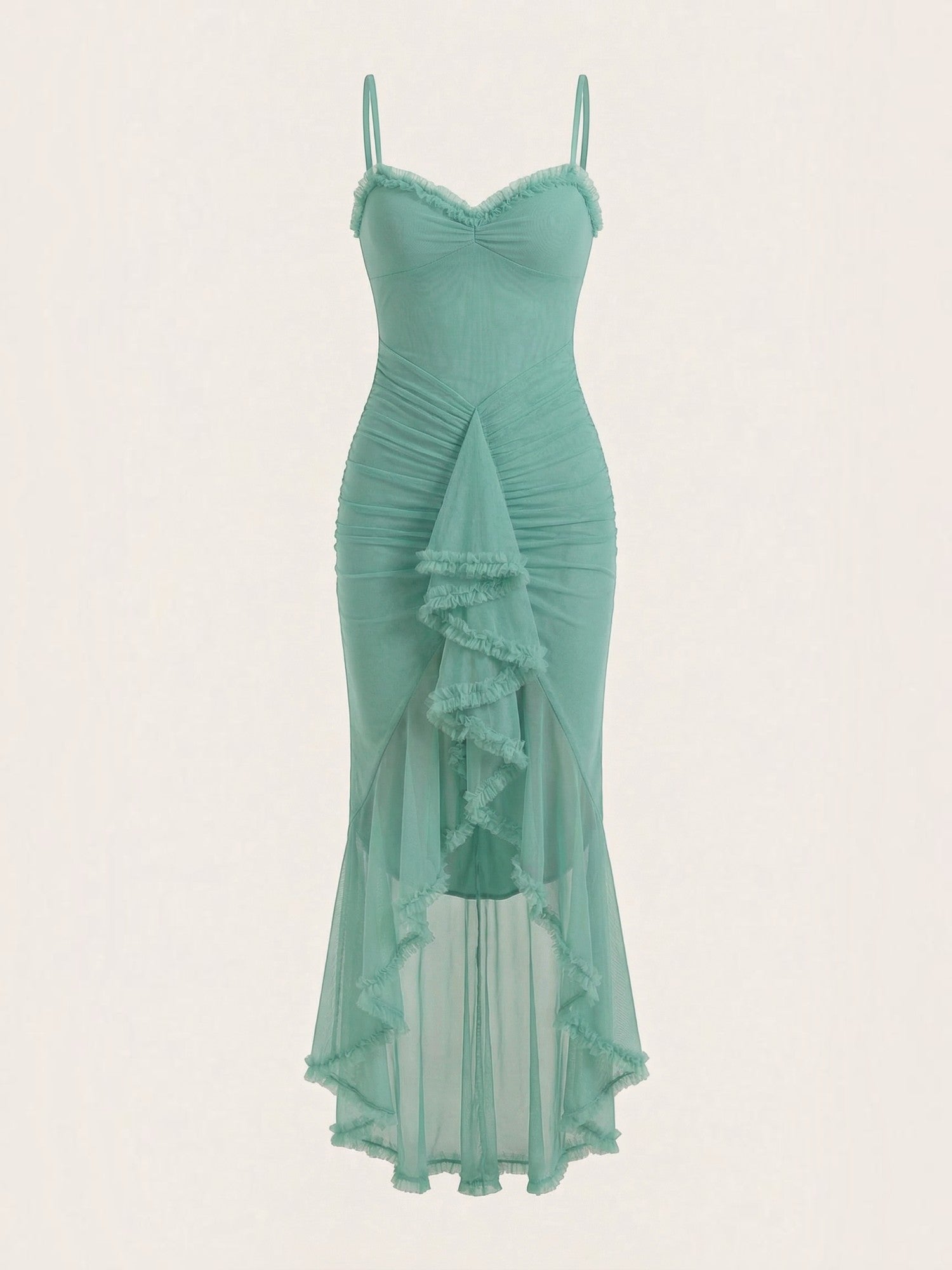 Robe de Soirée Femme Décolleté Cœur Asymétrique – Image 22