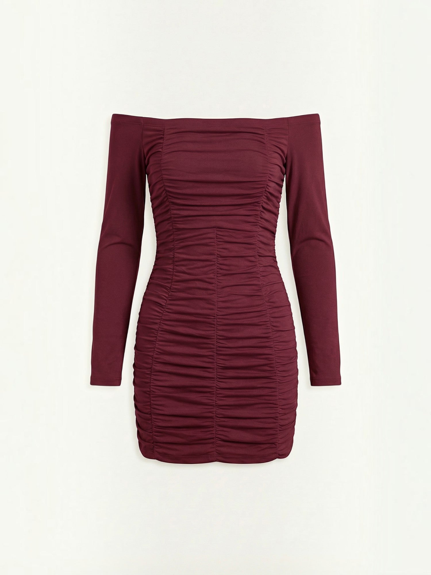 Robe de soirée femme mini froncée extensible – Image 26
