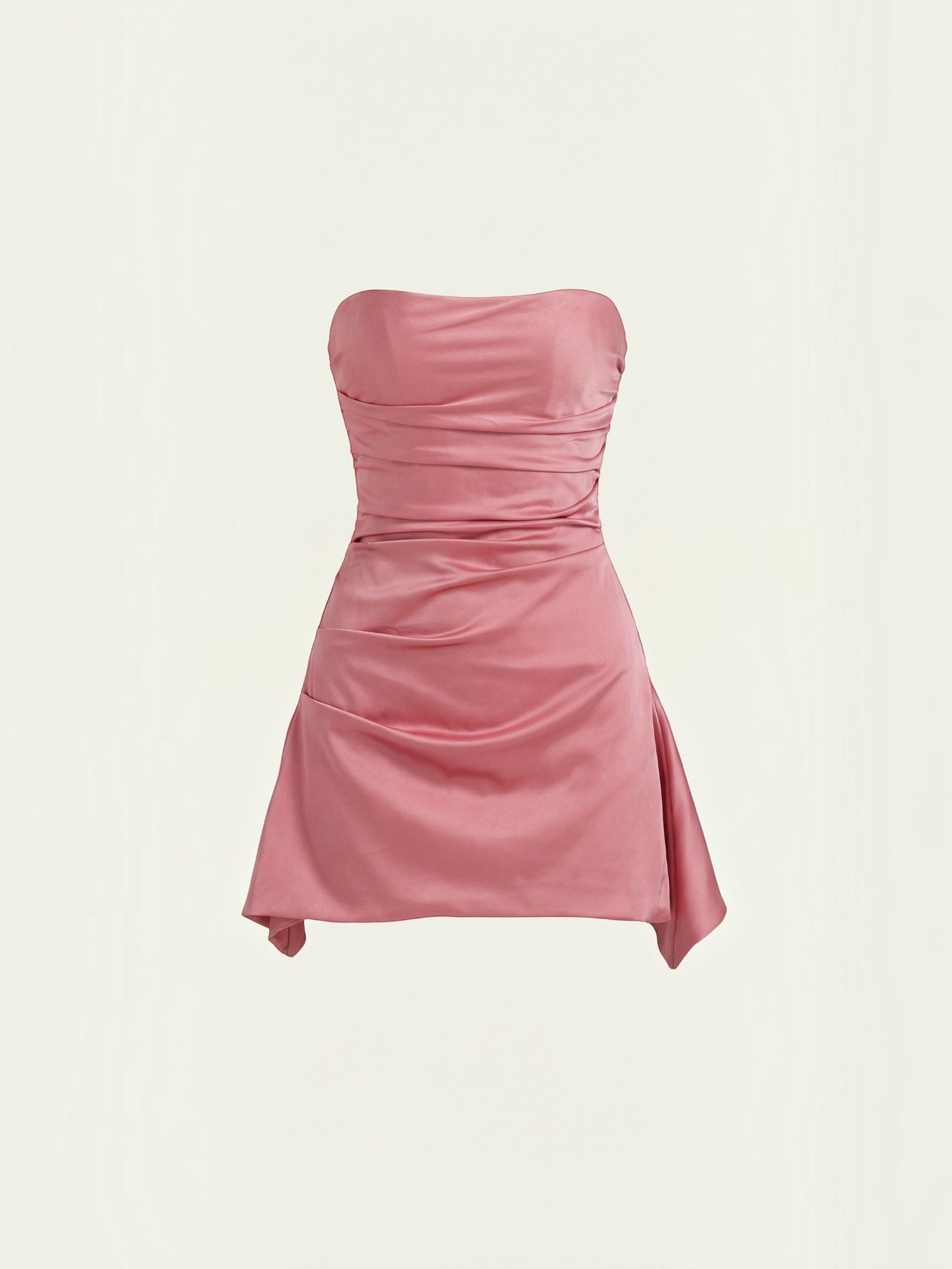 Robe femme décolleté cœur ourlet asymétrique soirée – Image 16