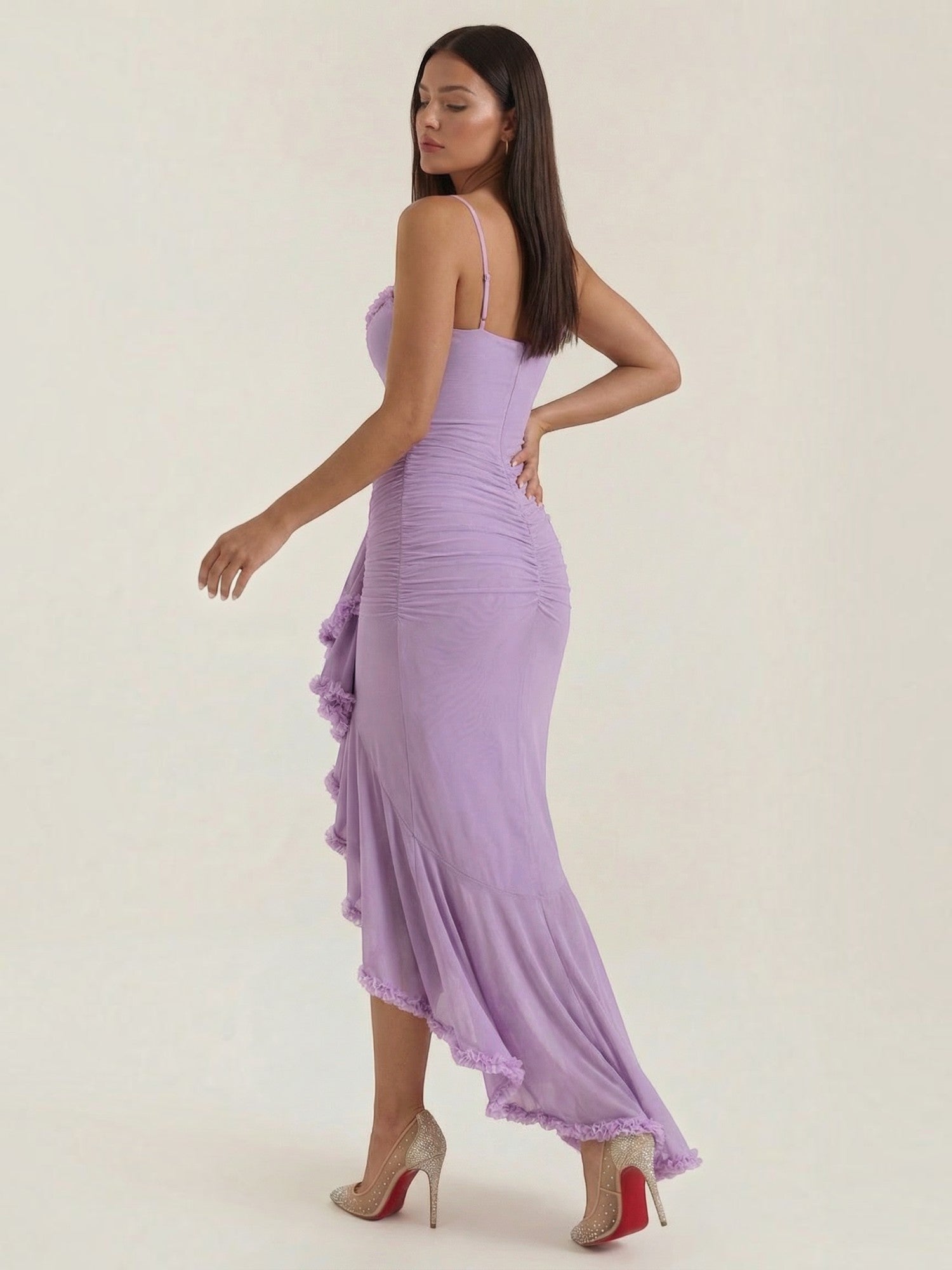 Robe de Soirée Femme Décolleté Cœur Asymétrique – Image 25