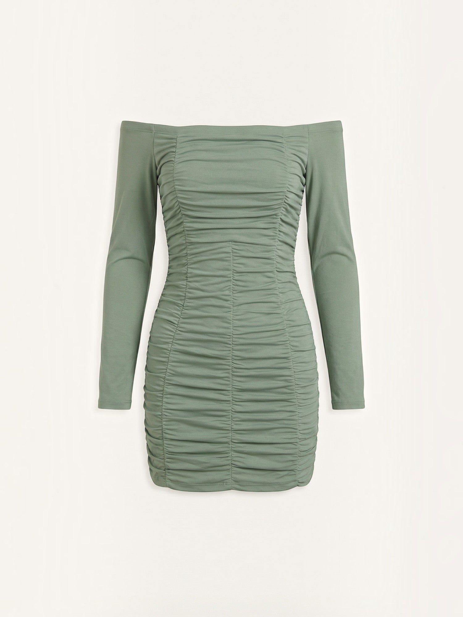 Robe de soirée femme mini froncée extensible – Image 18