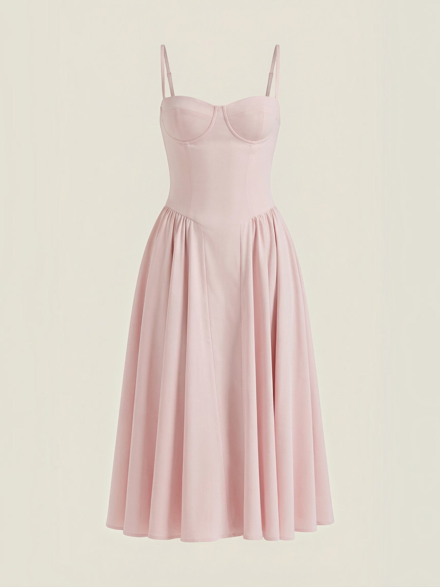 Robe femme décolleté cœur jupe évasée infroissable – Image 31