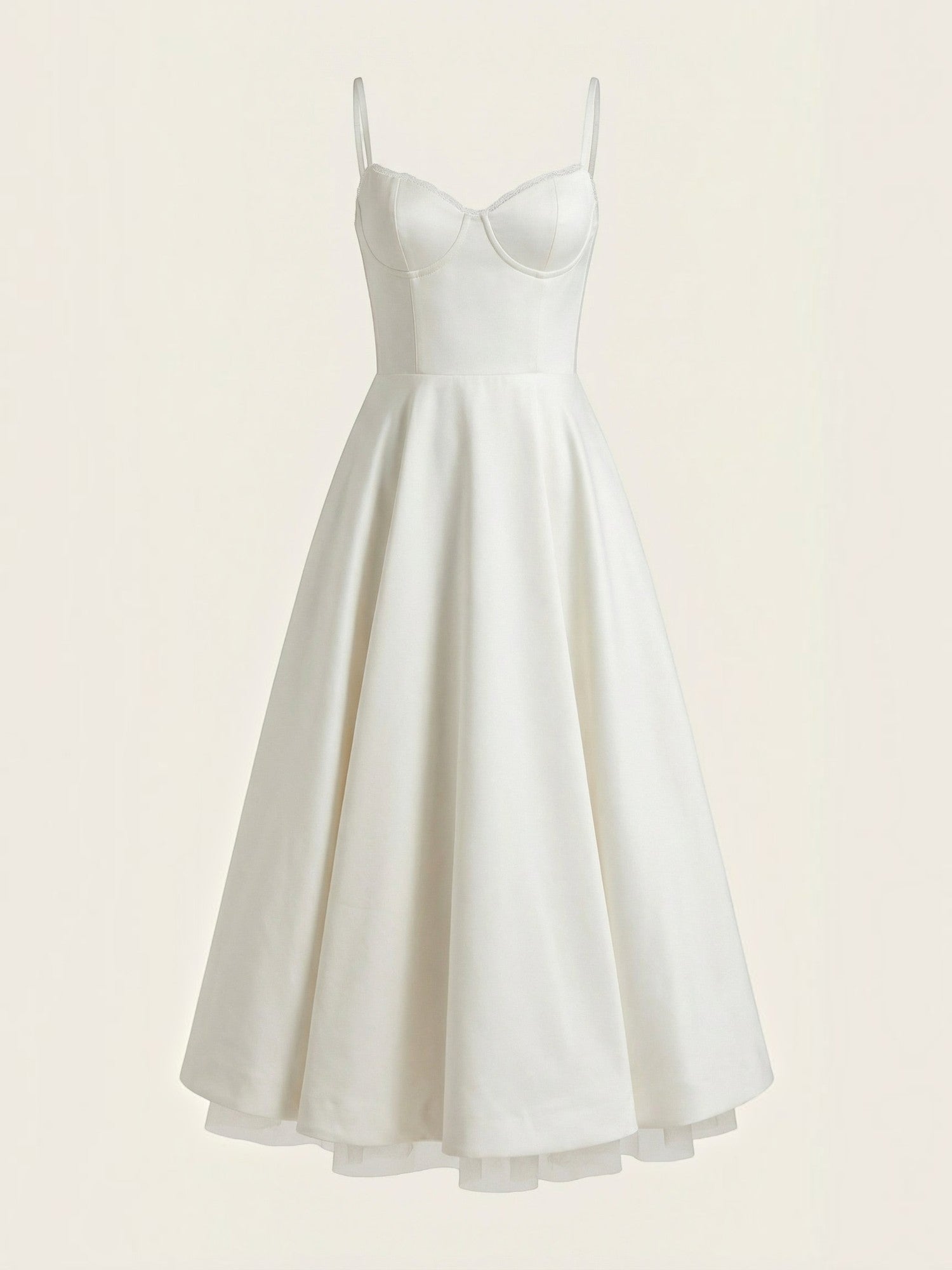 Robe femme soirée décolleté cœur tulle élégante – Image 11