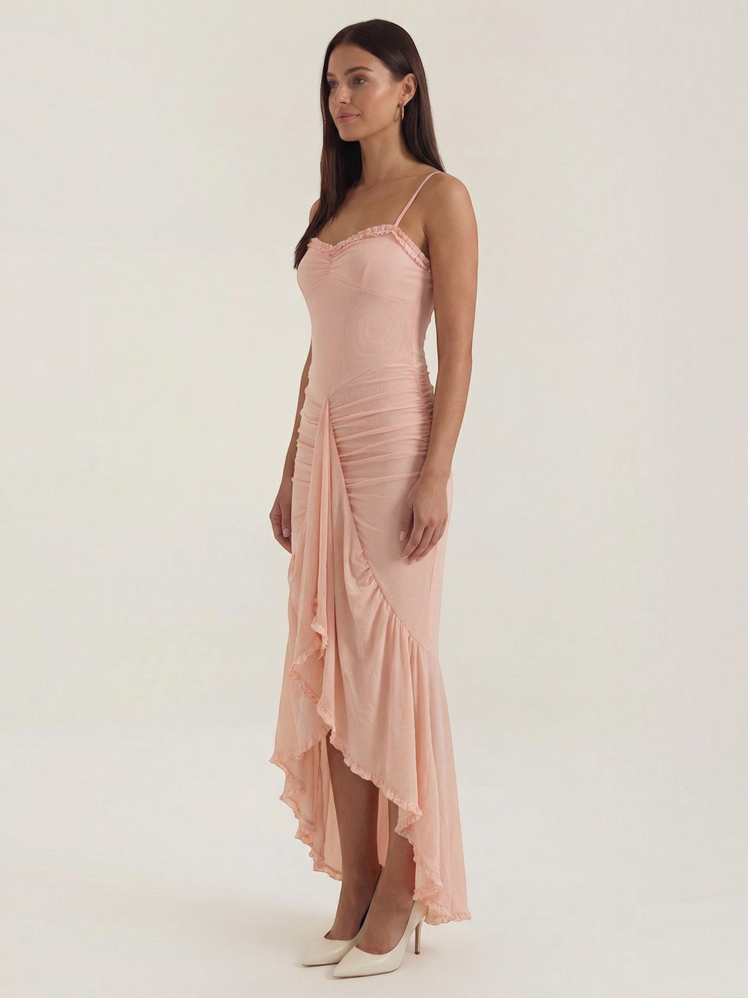 Robe de Soirée Femme Décolleté Cœur Asymétrique – Image 15