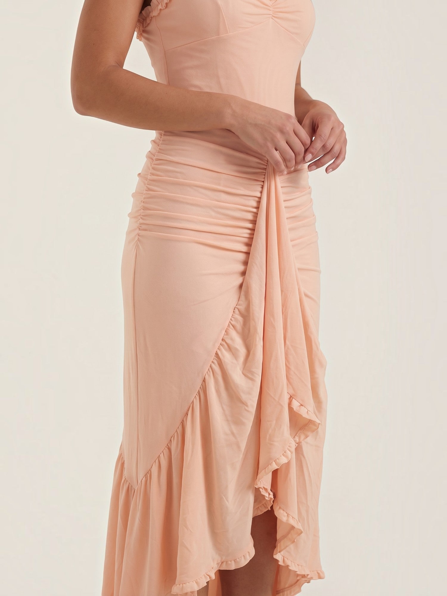 Robe de Soirée Femme Décolleté Cœur Asymétrique – Image 16