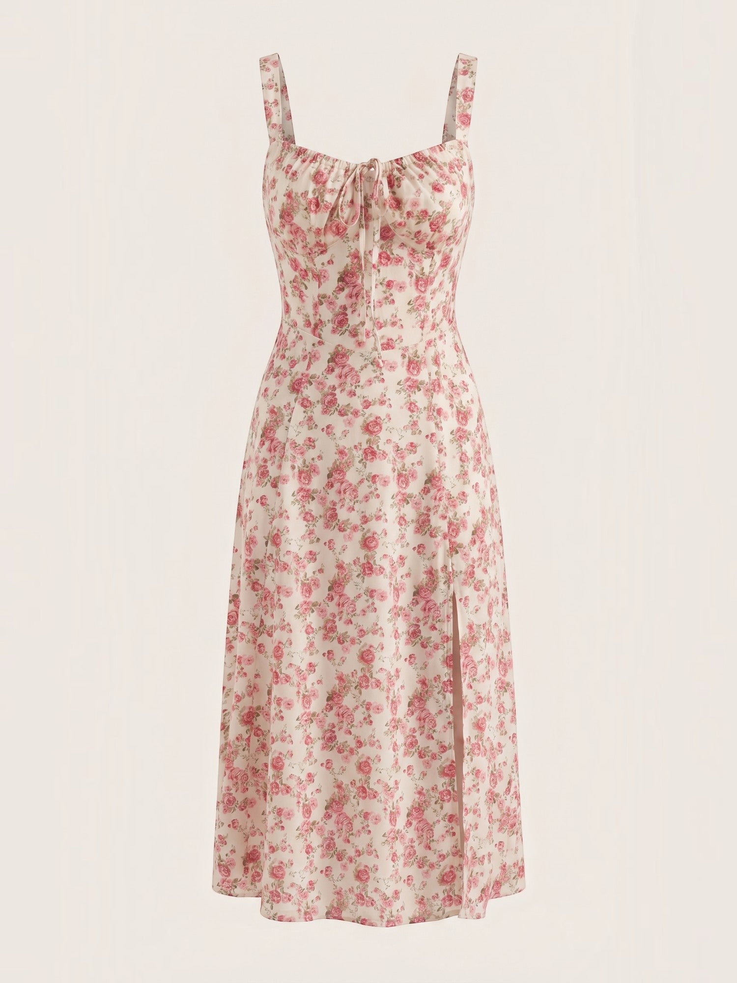 Robe femme midi fluide à imprimé floral – Image 11
