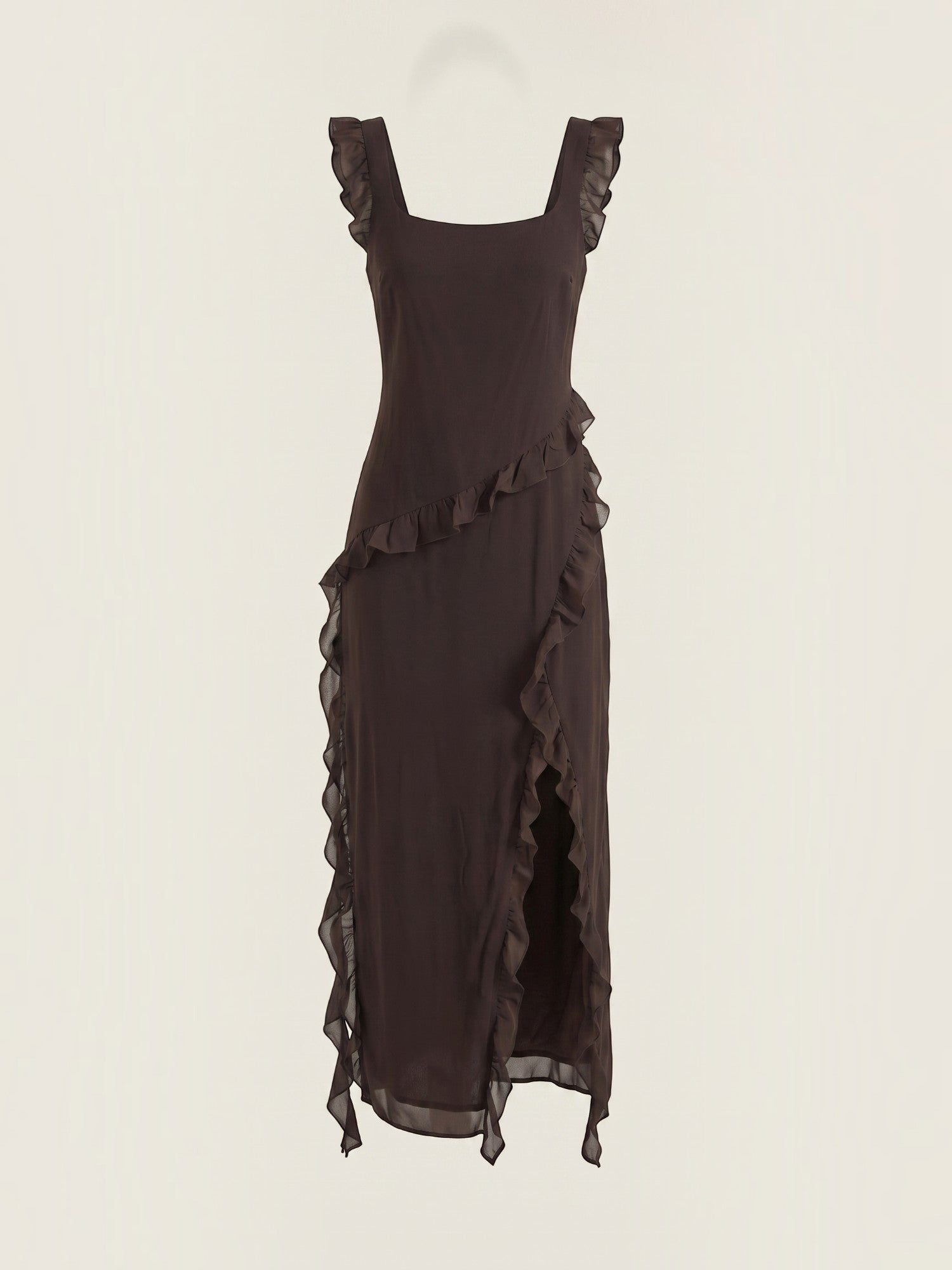 Robe femme soirée décolleté cœur fente latérale – Image 10