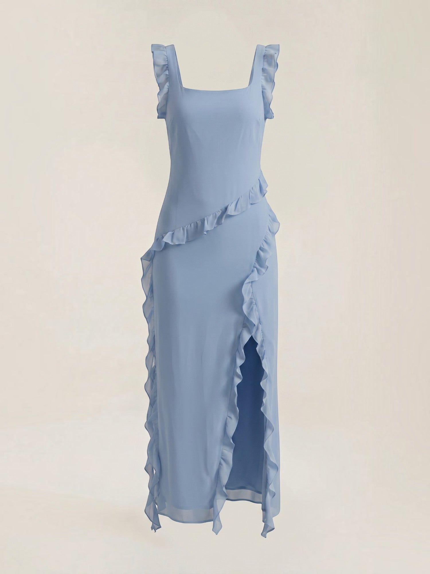 Robe femme soirée décolleté cœur fente latérale – Image 13