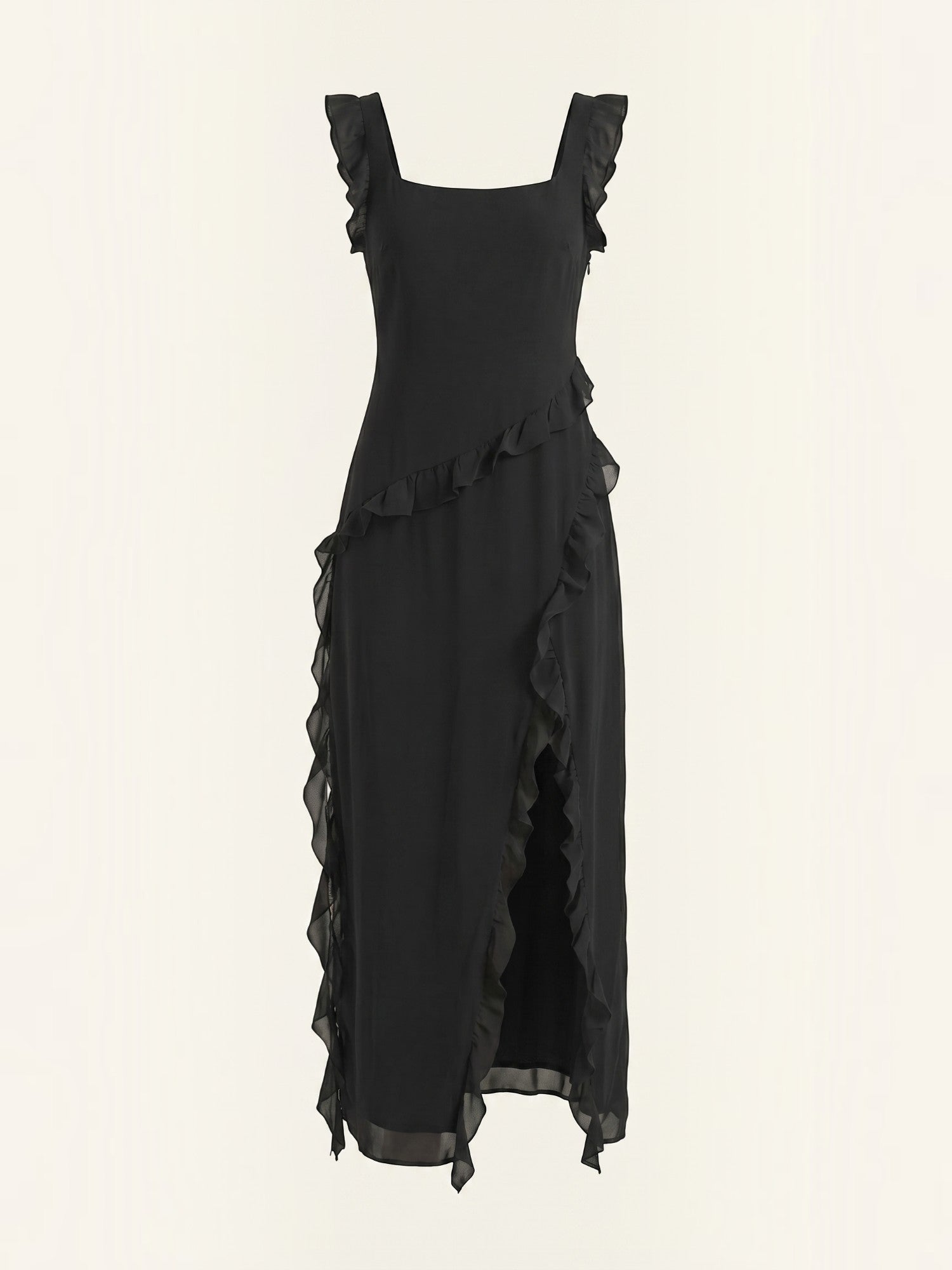 Robe femme soirée décolleté cœur fente latérale – Image 30