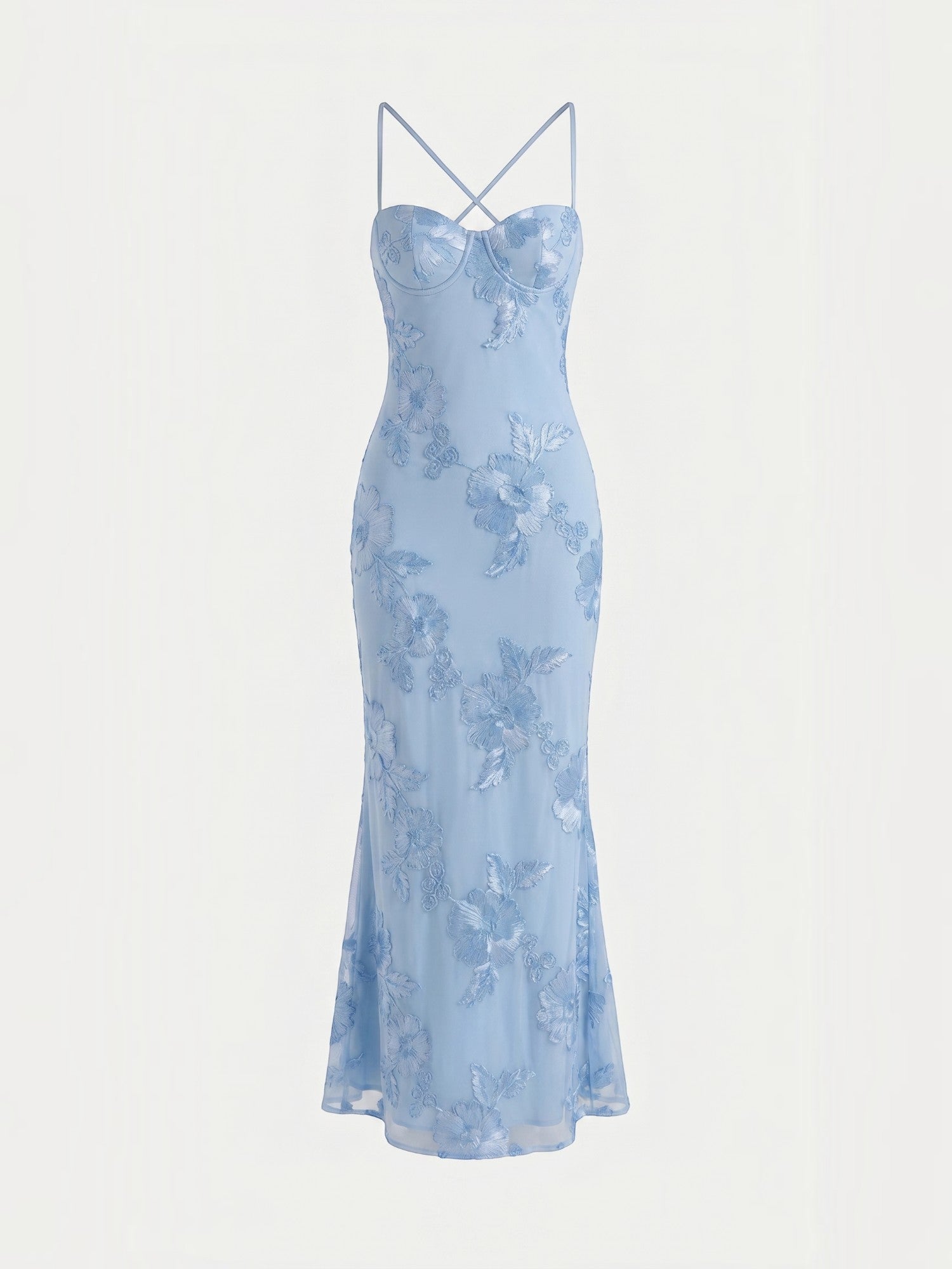 Robe femme décolleté cœur bretelles fines motif scintillant – Image 13