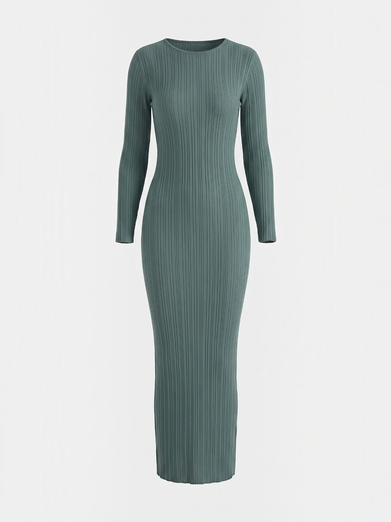 Robe femme rayures verticales structure ajourée – Image 40