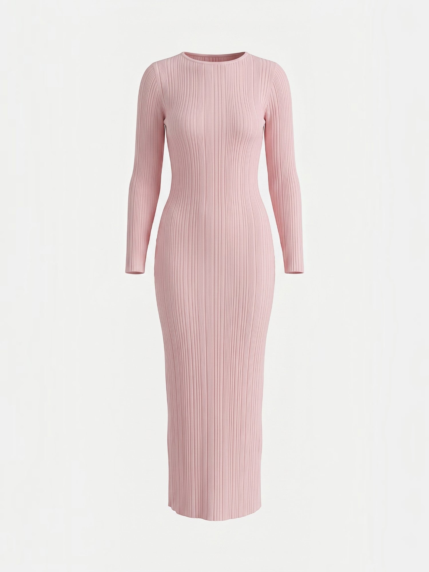 Robe femme rayures verticales structure ajourée – Image 32