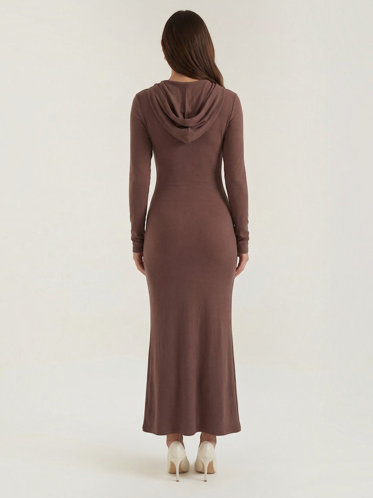 Robe femme ajustée côtelée 100% polyester – Image 18