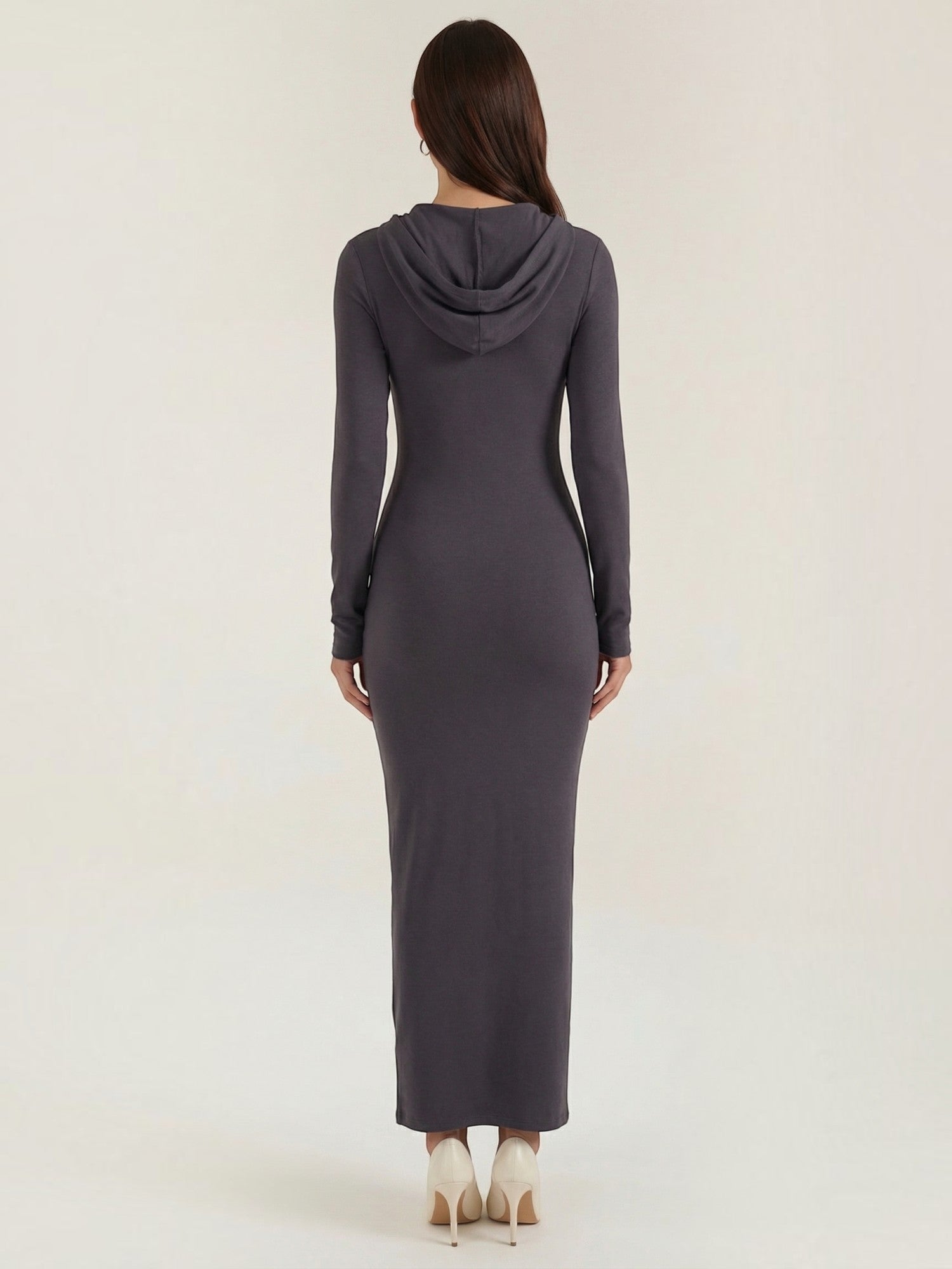 Robe femme ajustée côtelée 100% polyester – Image 15