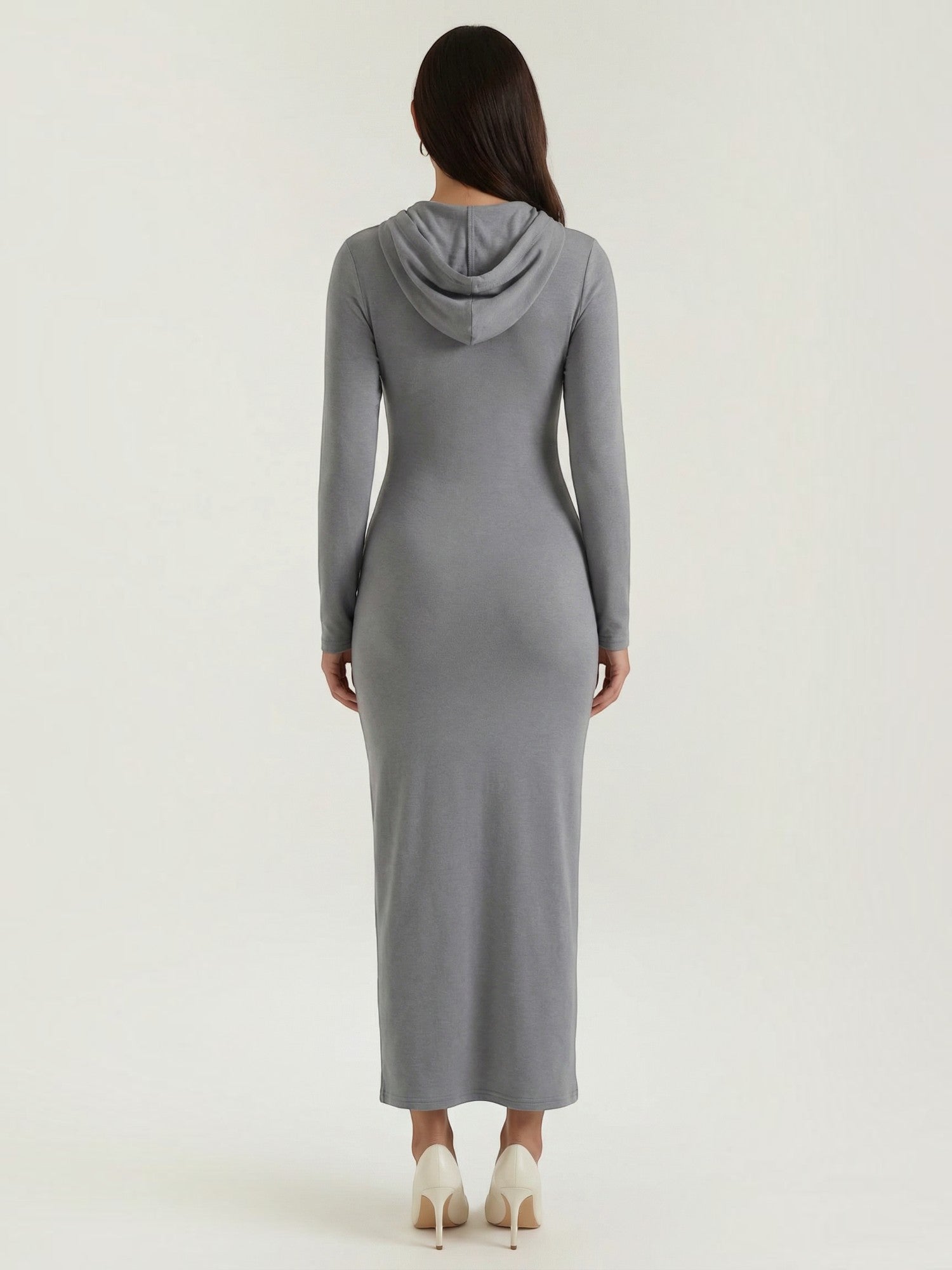 Robe femme ajustée côtelée 100% polyester – Image 7