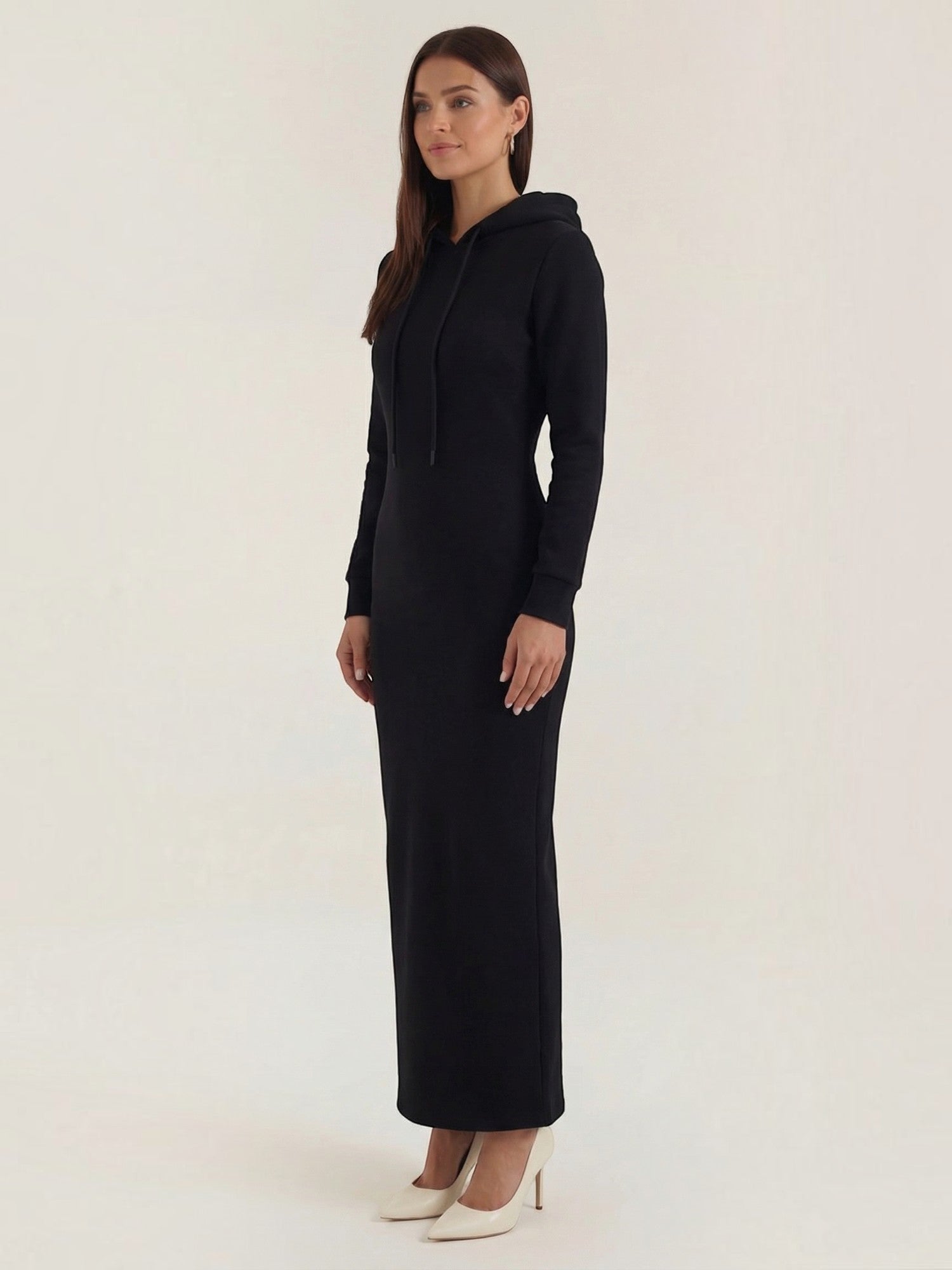 Robe femme ajustée côtelée 100% polyester – Image 9