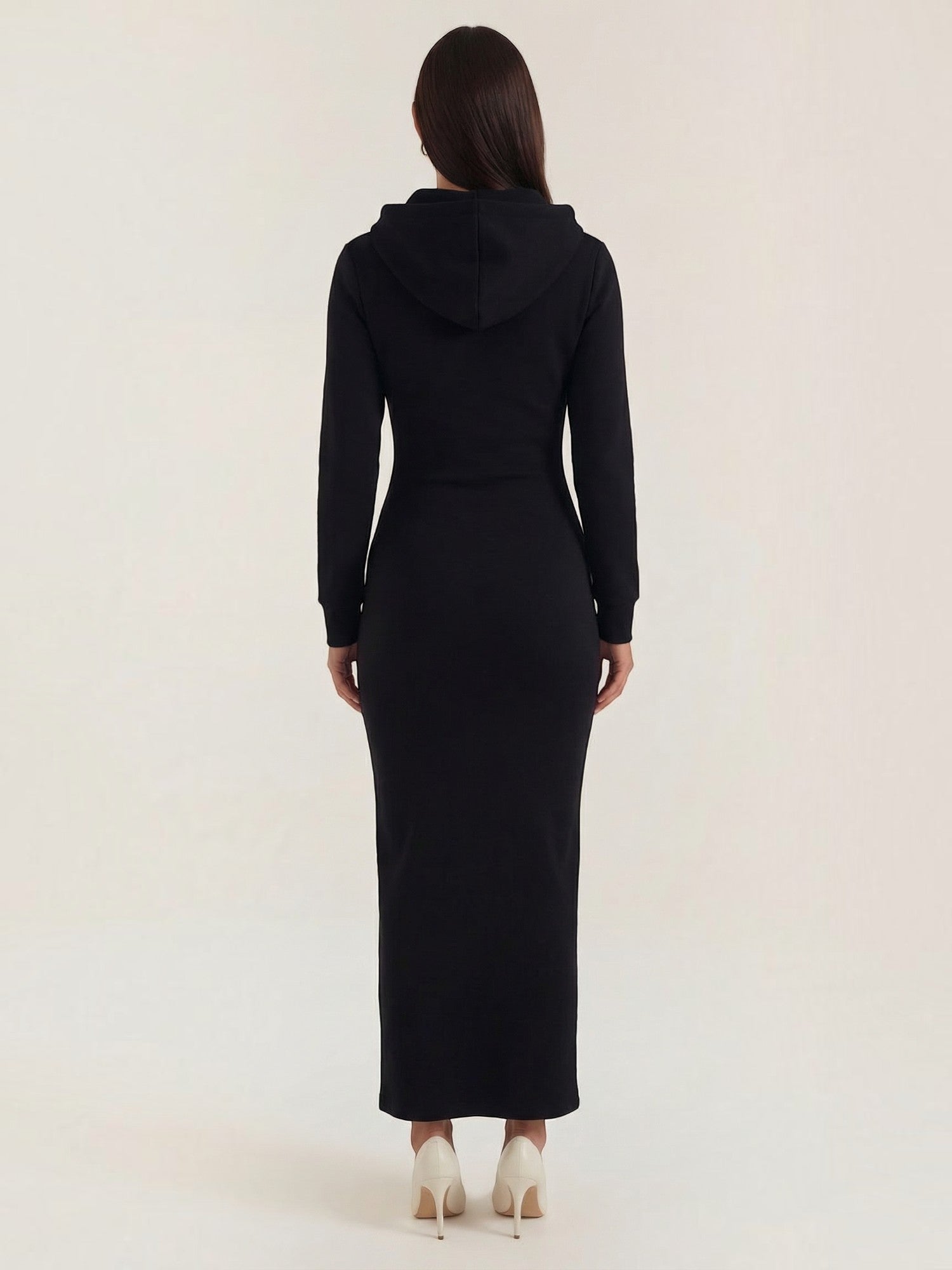 Robe femme ajustée côtelée 100% polyester – Image 11
